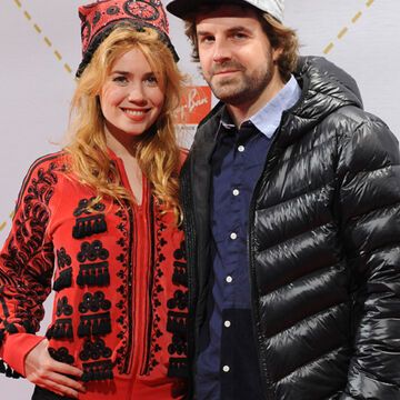 Palina Rojinski mit ihrem Freund DJ Schowi