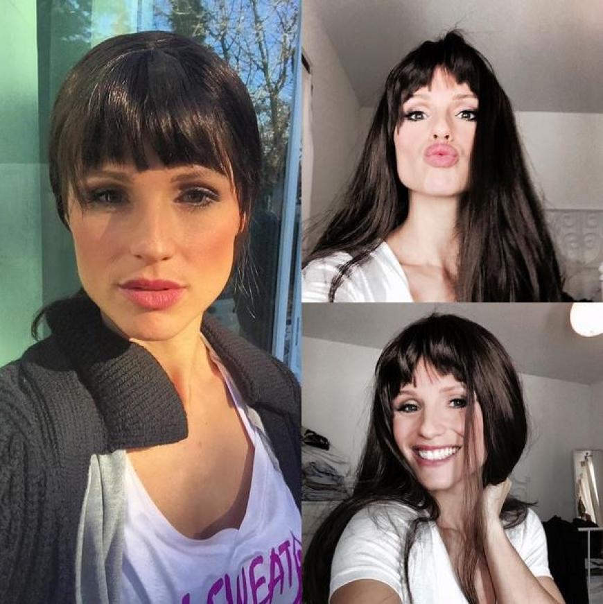 Neuer Look Michelle Hunziker Ist Plotzlich Brunett Ok Magazin