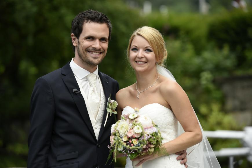 Ramona Stephan Oh Nein Erster Stress Beim Hochzeit Auf Den Ersten Blick Traumpaar Ok Magazin