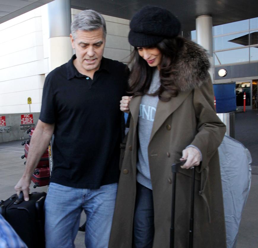 George Clooney Bestatigt Ja Amal Ist Schwanger Ok Magazin