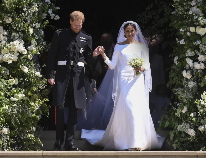 Recyceltes Kleid Das Trug Kate Zu Meghan Harrys Hochzeit