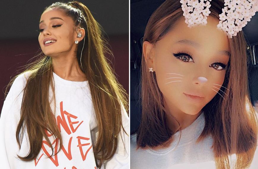 ariana grande uberrascht mit neuer frisur