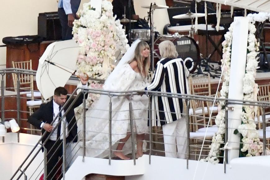 Heidi Klum So Pompos War Ihr Brautkleid