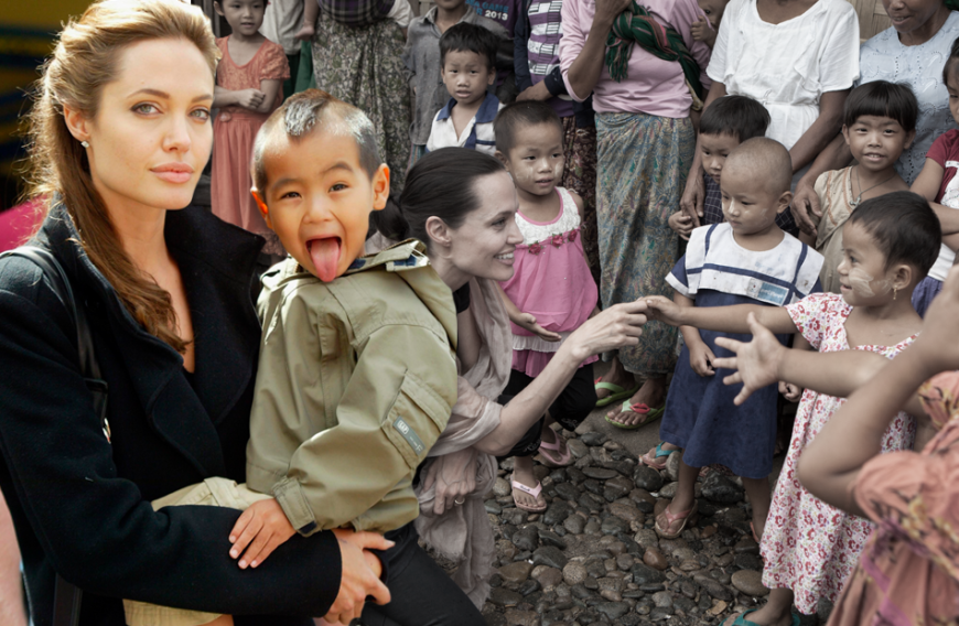Angelina Jolie Adoptions Hammer Angelina jolie'nin bir arkadaşi ise zahara'nin annesi oldugunu iddia eden lebiso'nun bu konuda yanildigini soeyleyerek resmi kayitlarda da zahara'nin aids yuezuenden yetim kalan yuezbinlerce brad pitt ve angelina jolie'nin ilk biyolojik cocugu olan shiloh nouvelle, 2006 yilinda duenyaya geldi. angelina jolie adoptions hammer