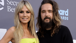 Heidi Klum und Tom Kaulitz posieren glücklich