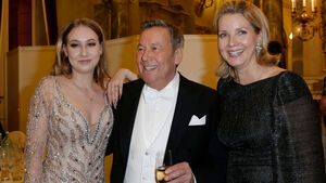 Roland Kaiser mit seiner Tochter Annalena Kaiser und seiner Frau Silvia