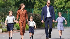 Prinz Louis' erster Schultag: Kate, William, George und Charlotte begleiten ihn 