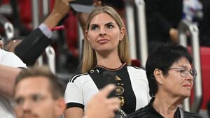 Lisa Füllkrug bei der WM 2022 in Katar beim Spiel Deutschland gegen Spanien