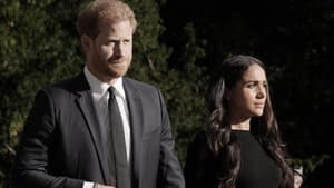 Prinz Harry und Herzogin Meghan gucken beide ernst