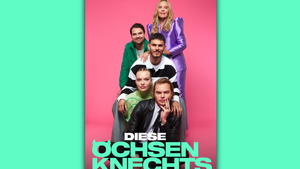 Offizielles Plakat für Staffel 2 der Sky-Doku "Diese Ochsenknechts" mit Natascha Ochsenknecht, Wilson, Jimi und Cheyenne