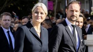 Prinzessin Mette-Marit und Prinz Haakon in Athen, 2023.