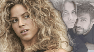 Shakira nachdenklich - im Hintergrund Gerard Piqué und neue Freundin Clara Chia Marti