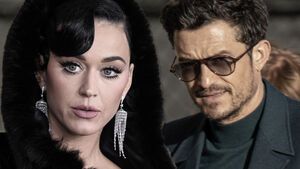 Katy Perry guckt ernst, Orlando Bloom guckt mit Sonnenbrille genervt