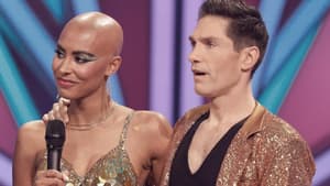 Sharon Battiste guckt skeptisch, Christian Polanc guckt bei "Let's Dance" geschockt