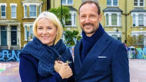 Prinzessin Mette-Marit und Prinz Haakon in London.