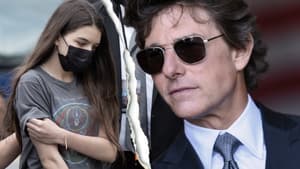 Suri Cruise mit Mundschutz, Tom Cruise ernst