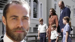 James Middleton, Prinz George, Prinzessin Kate, Prinz Louis, Prinz William und Prinzessin Charlotte. 