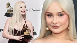 Kim Petras mit ihrem Grammy