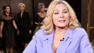 Kim Cattrall sauer, im Hintergrund die "Sex and the City"-Ladies