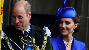 Prinz William und Prinzessin Kate bei der Krönung in Schottland. 