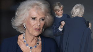Staatsbankett in Versailles: Königin Camilla und Brigitte Macron 