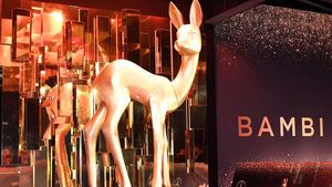 Bambi-Figur vor der Bambi-Verleihung in München