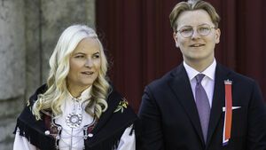 Prinzessin Mette-Marit und ihr Sohn Prinz Sverre Magnus.
