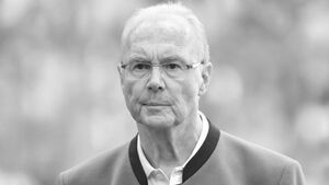 Franz Beckenbauer 2018 (schwarz/weiß)