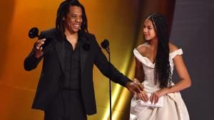 Jay-Z und Tochter Blue Ivy bei den Grammys 2024