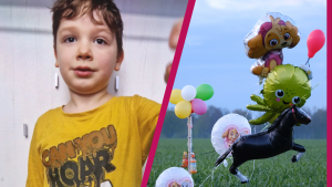 Vermisster Arian aus Bremervörde - Luftballons und Süßigkeiten für die Suche