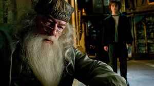 Michael Gambon als Dumbledore in "Harry Potter"