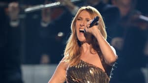 Celine Dion singt mit hohem Bein-Ausschnitt