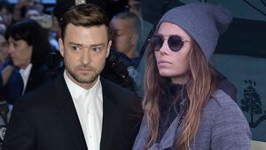 Justin Timberlake und Jessica Biel ernst