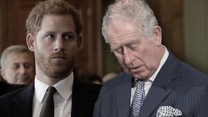 König Charles und Prinz Harry niedergeschlagen