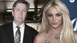 Jamie und Britney Spears gucken ernst Fotomontage