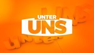"Unter uns"-Logo in orange