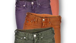 Trend der Woche: Jeans in Herbstfarben