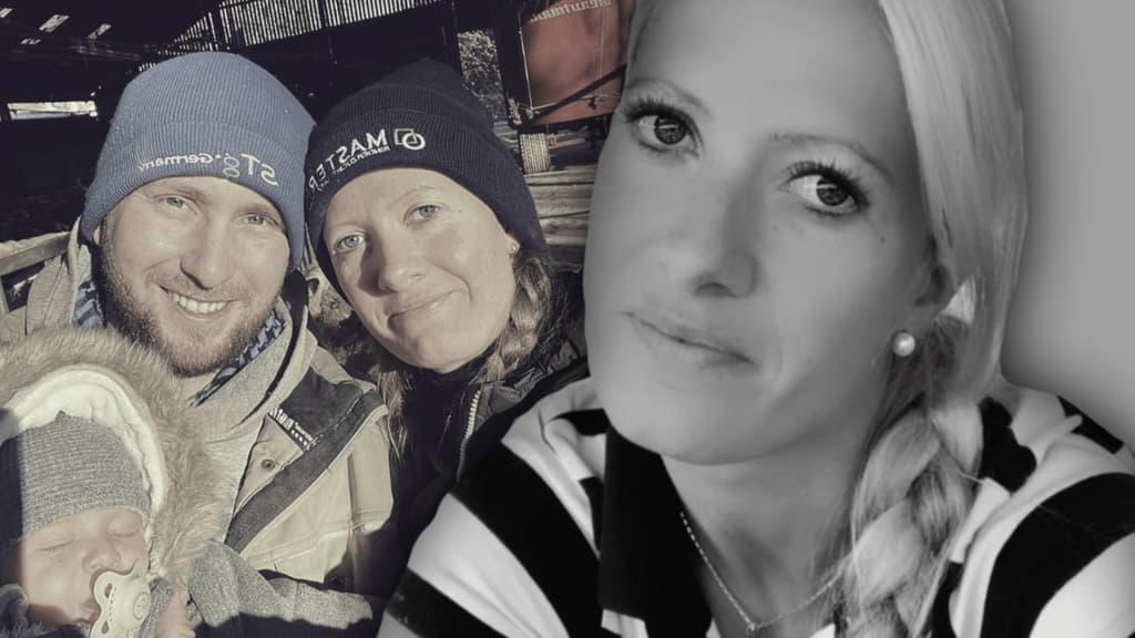 Denise Munding mit Baby und Mann