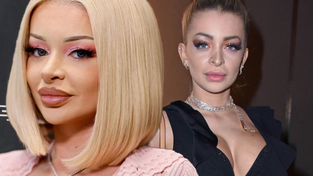 Katja Krasavice vor und nach ihrem Beauty-OPs