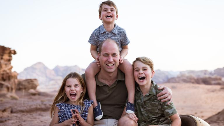 Prinz William zum Vatertag 2022: Familienfoto mit seinen Kindern George, Charlotte und Louis