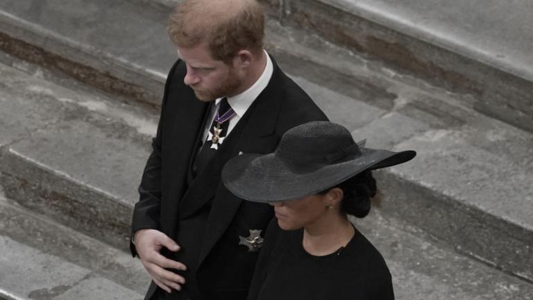 Prinz Harry und Herzogin Meghan bei Beerdigung von Queen Elizabeth II. 