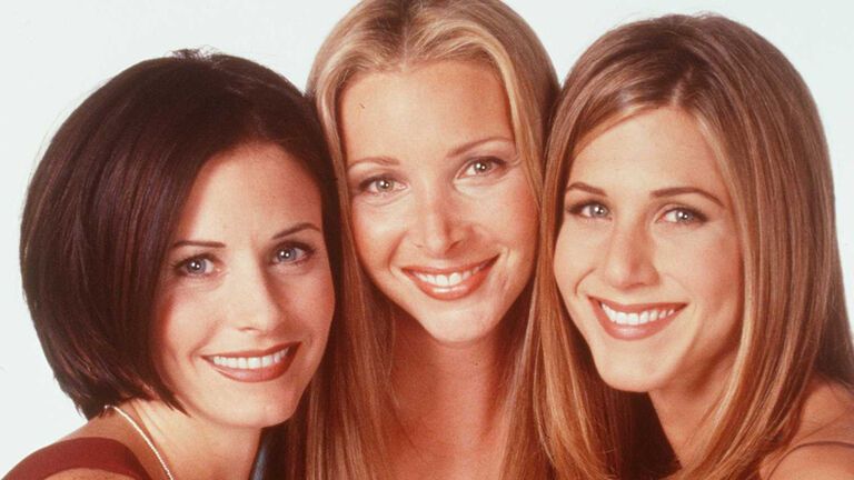 Monica, Phoebe und Rachel aus Friends