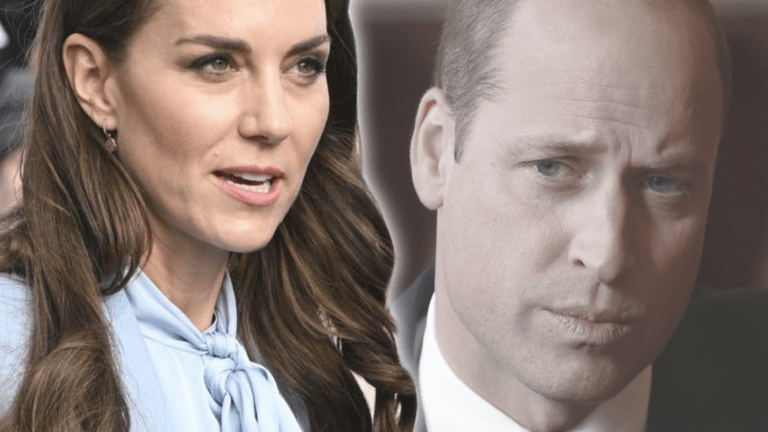 Prinzessin Kate und Prinz William gucken ernst, Collage