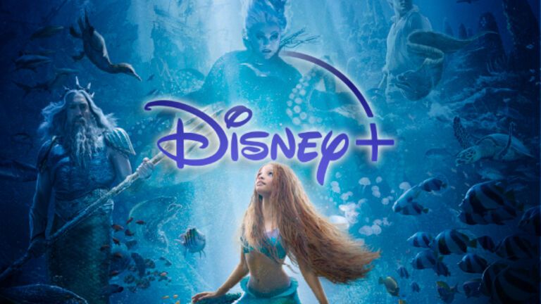 Poster von "Arielle, die Meerjungfrau" mit Disney+-Logo
