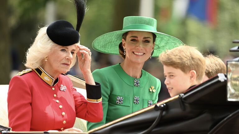 Königin Camilla und Prinzessin Kate bei "Trooping The Colour" 2023