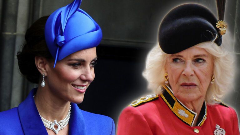 Prinzessin Kate und Königin Camilla.