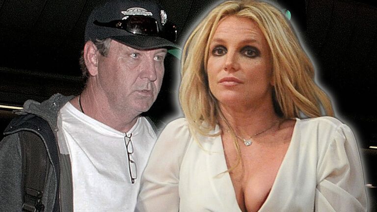 Britney Spears und ihr Vater Jamie Spears sehen ernst aus