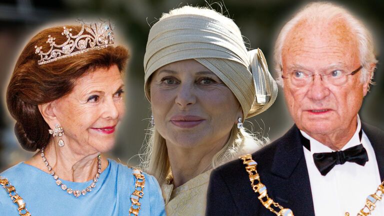 Königin Silvia, Eva O'Neill und König Carl Gustaf. 