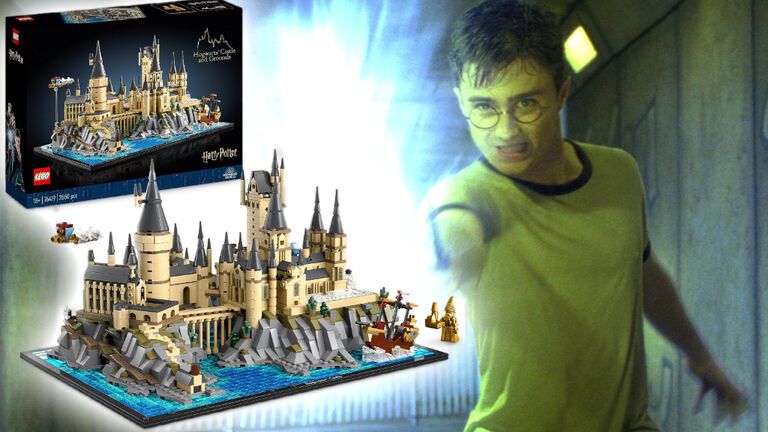Harry Potter Schloss Hogwarts aus Lego