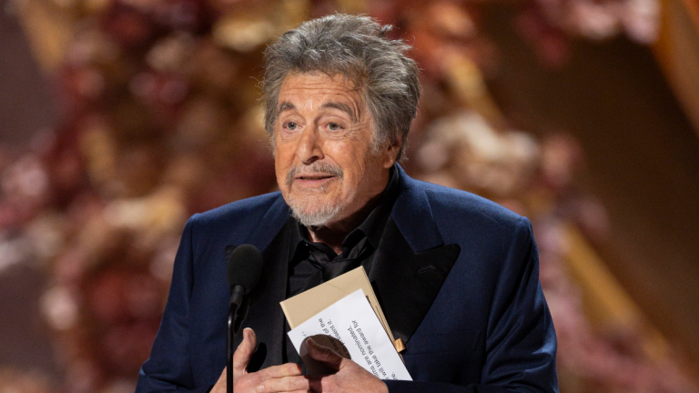Al Pacino bei seiner Oscar-Laudatio 2024